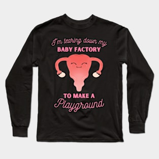 Hysterectomy Recovery Uterus Removal Long Sleeve T-Shirt